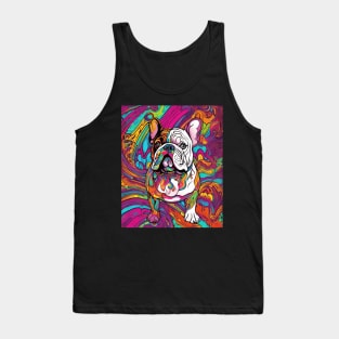 Psychedelic English Bulldog Tank Top